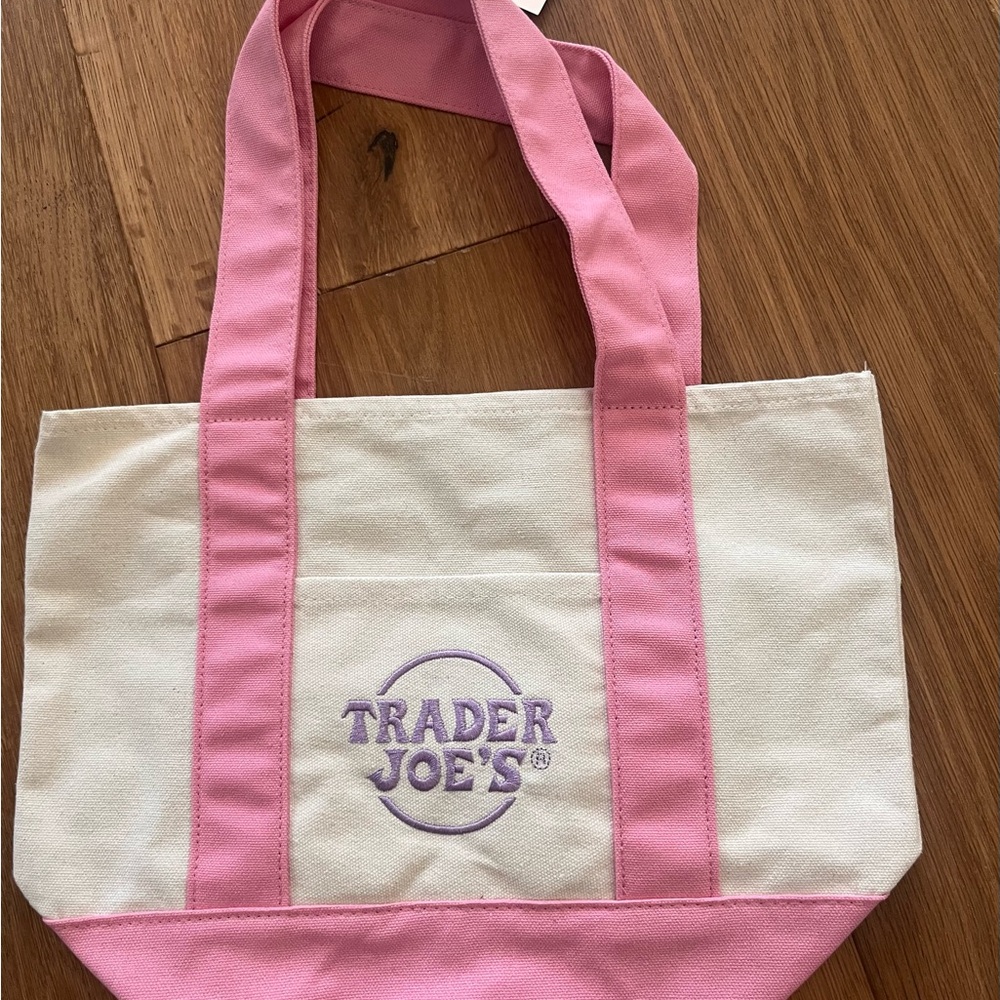 Pink and Cream Tote Bag